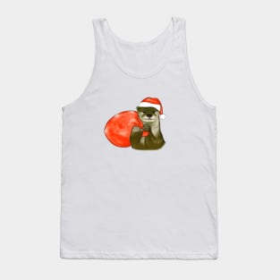 Christmas Otter Tank Top